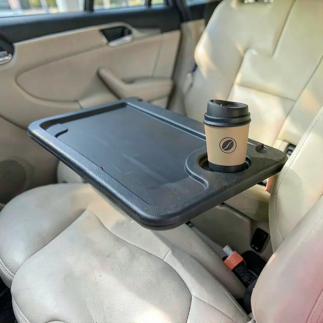 Столик автомобильный Bymaocar большой черный в коробке