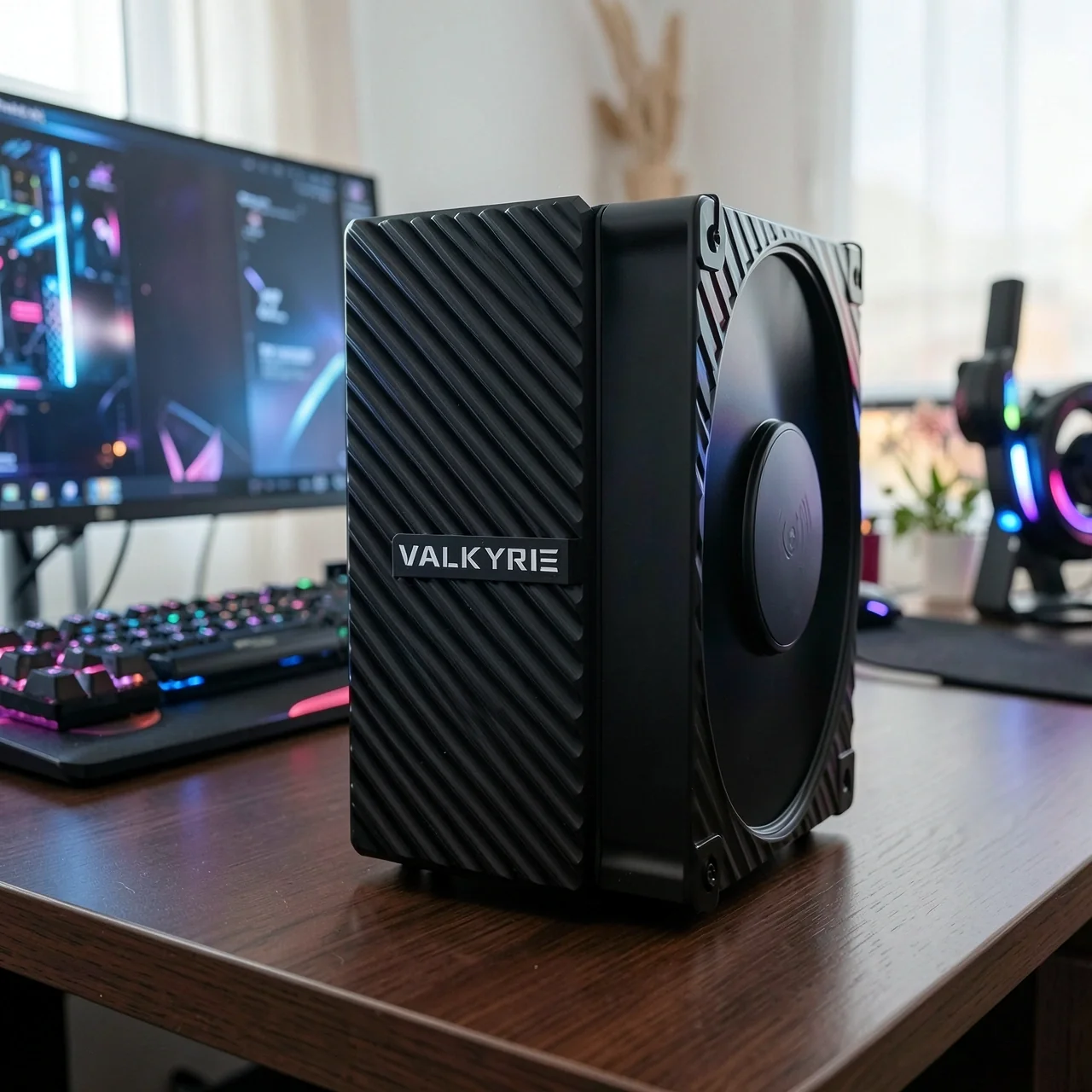 Кулер Valkyrie CQ125 черный, одна башня, без подсветки