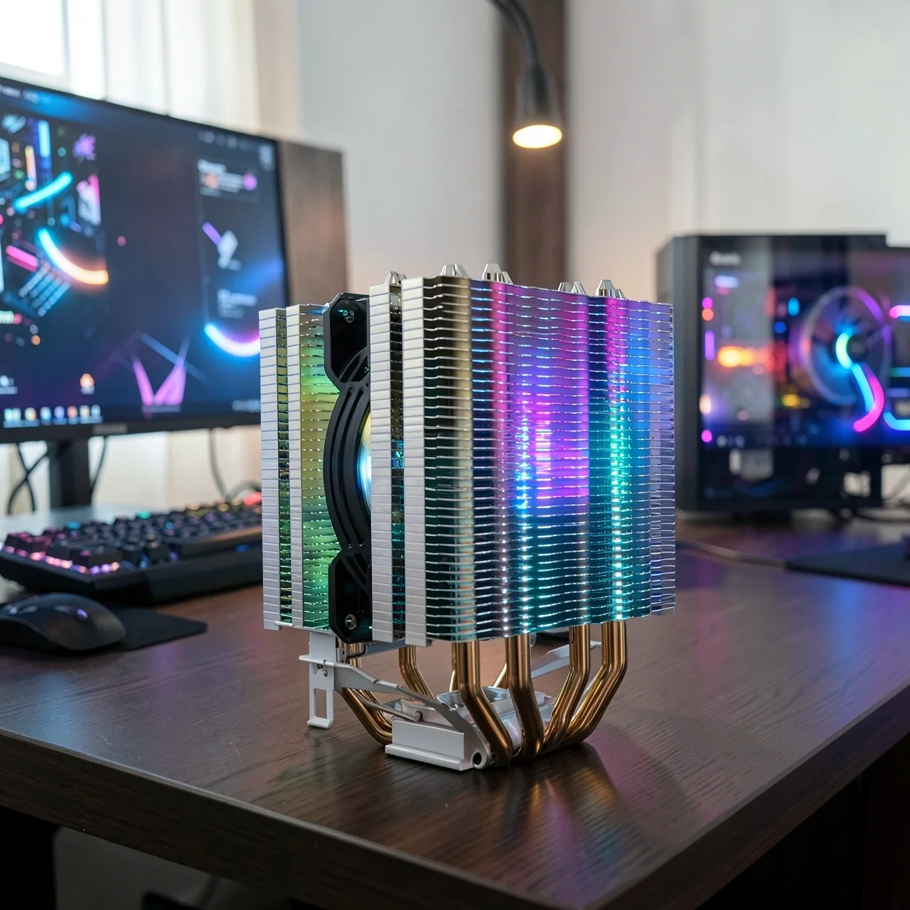 Кулер Minus thirty degrees A6 Twin Towers 1 вентилятор ARGB PWM