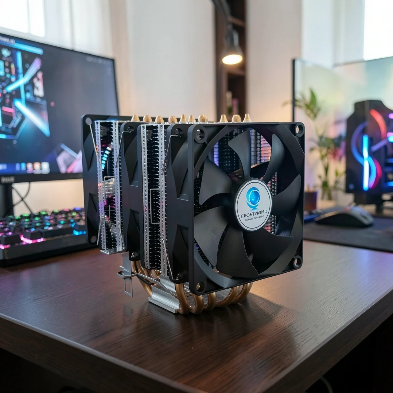Кулер Frostwind X99 без подсветки, 3 вентилятора, PWM