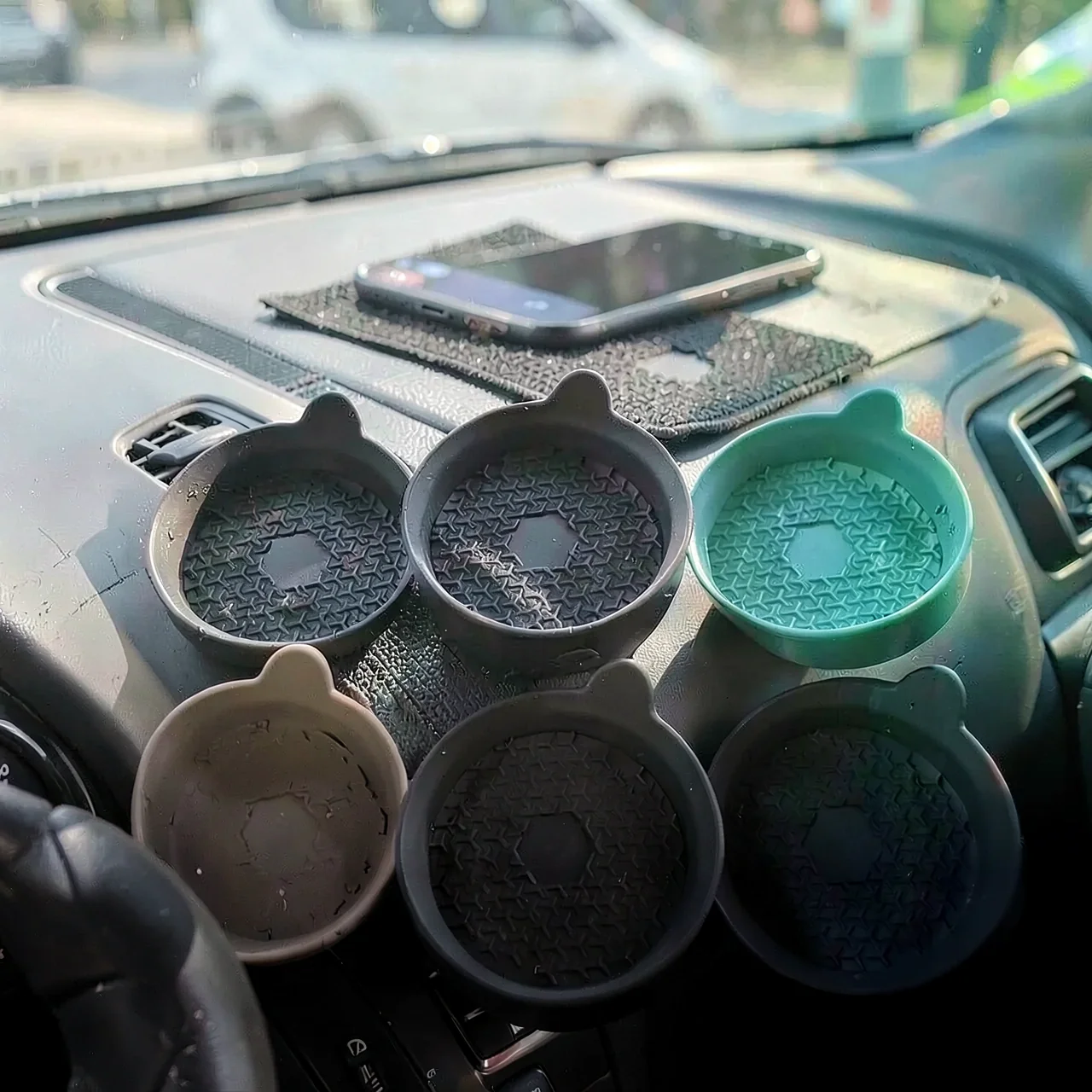 Подстаканник автомобильный персиковый