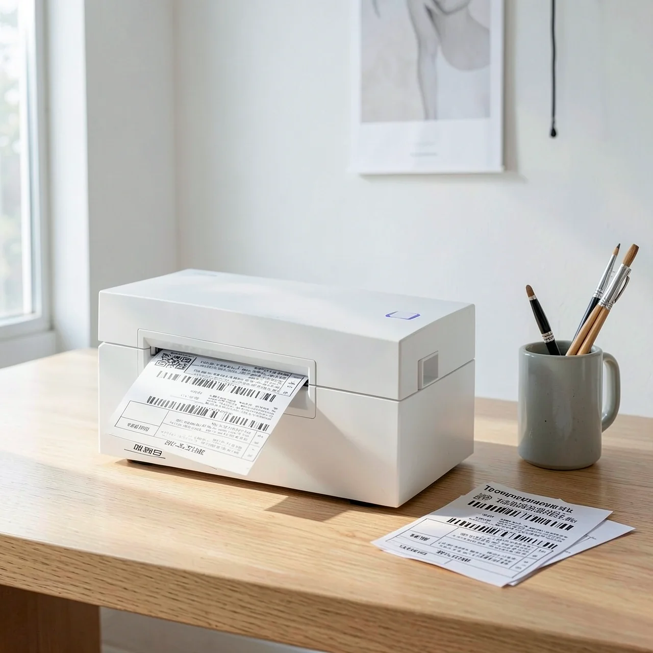 Термопринтер Deli DL-770DW 108 мм Bluetooth