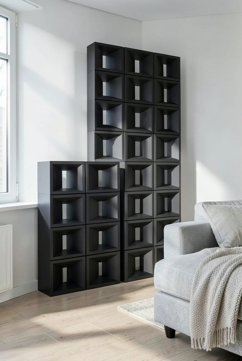 Фоновая панель космический черный двухсторонняя 60x120