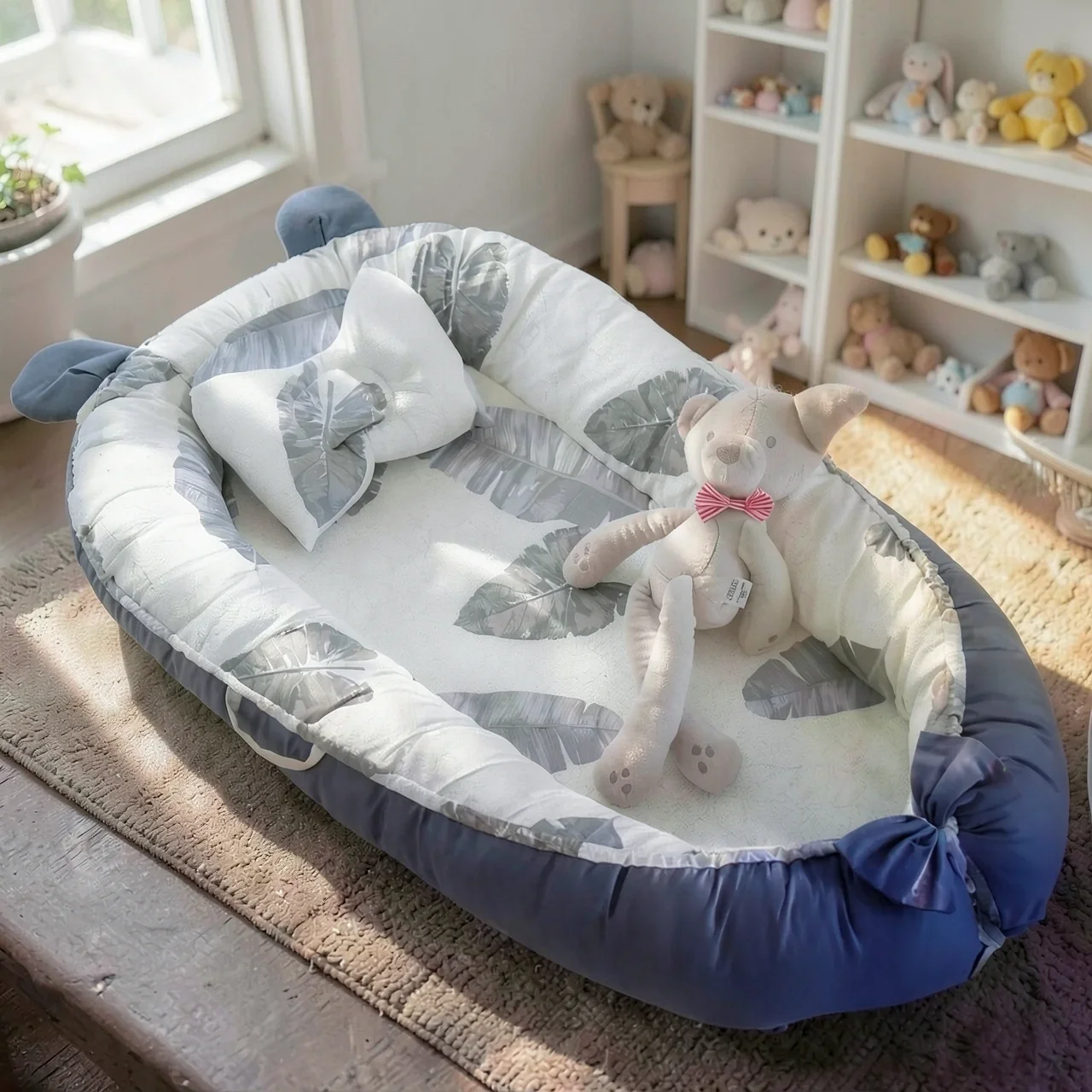 Кроватка детская Сова и кролик Memory Foam