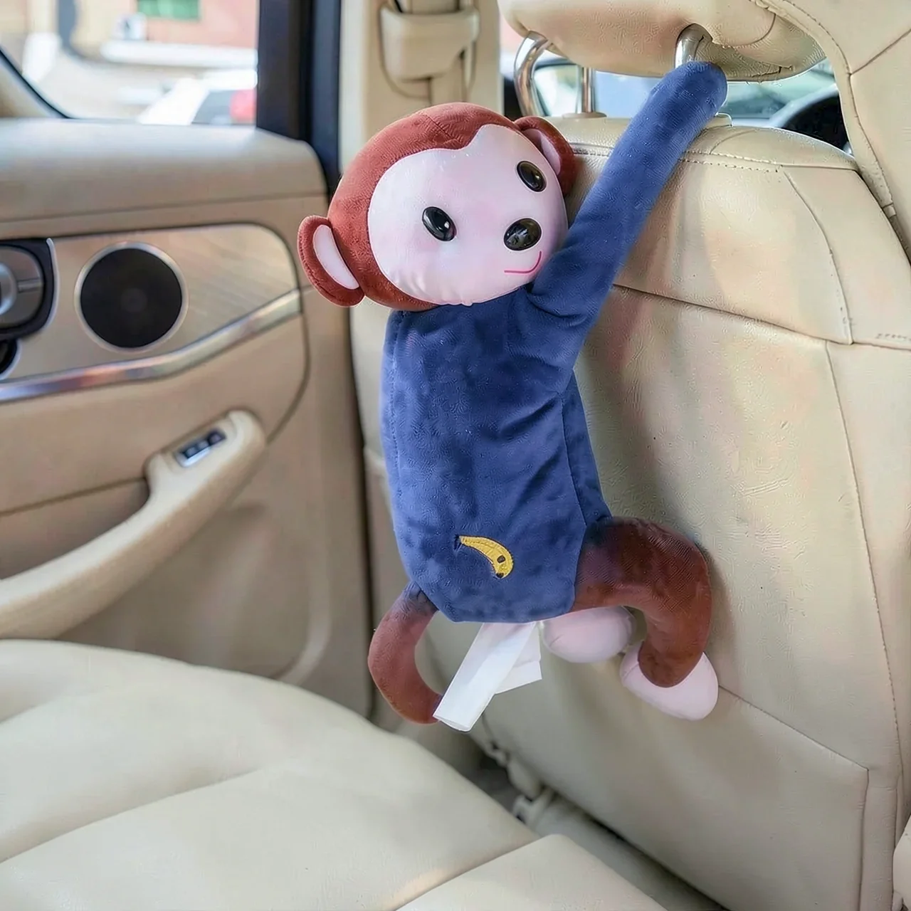 Держатель для салфеток Pippi Monkey синяя одежда кофейная обезьяна