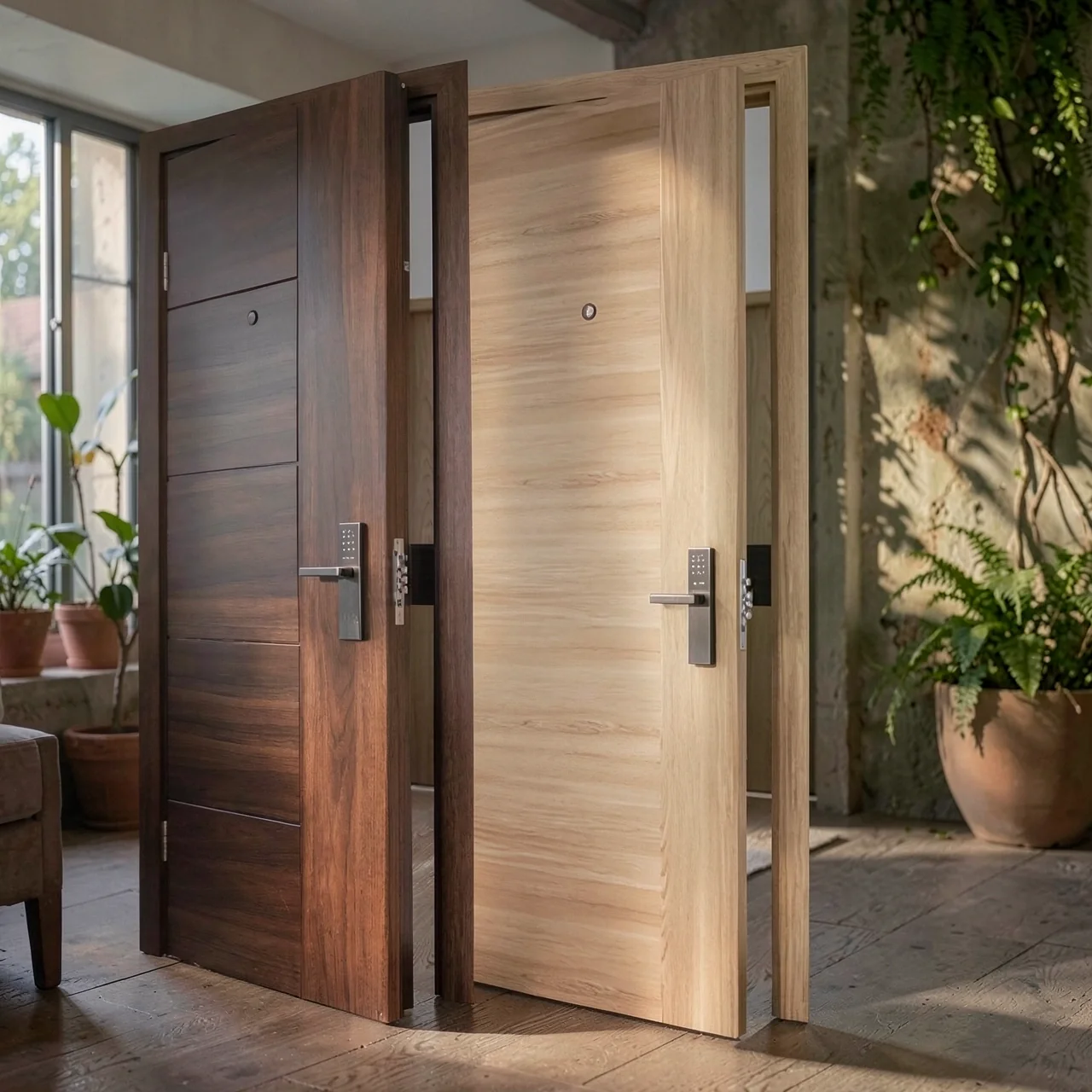 Противопожарная деревянная дверь для отелей Excellent Home FD001