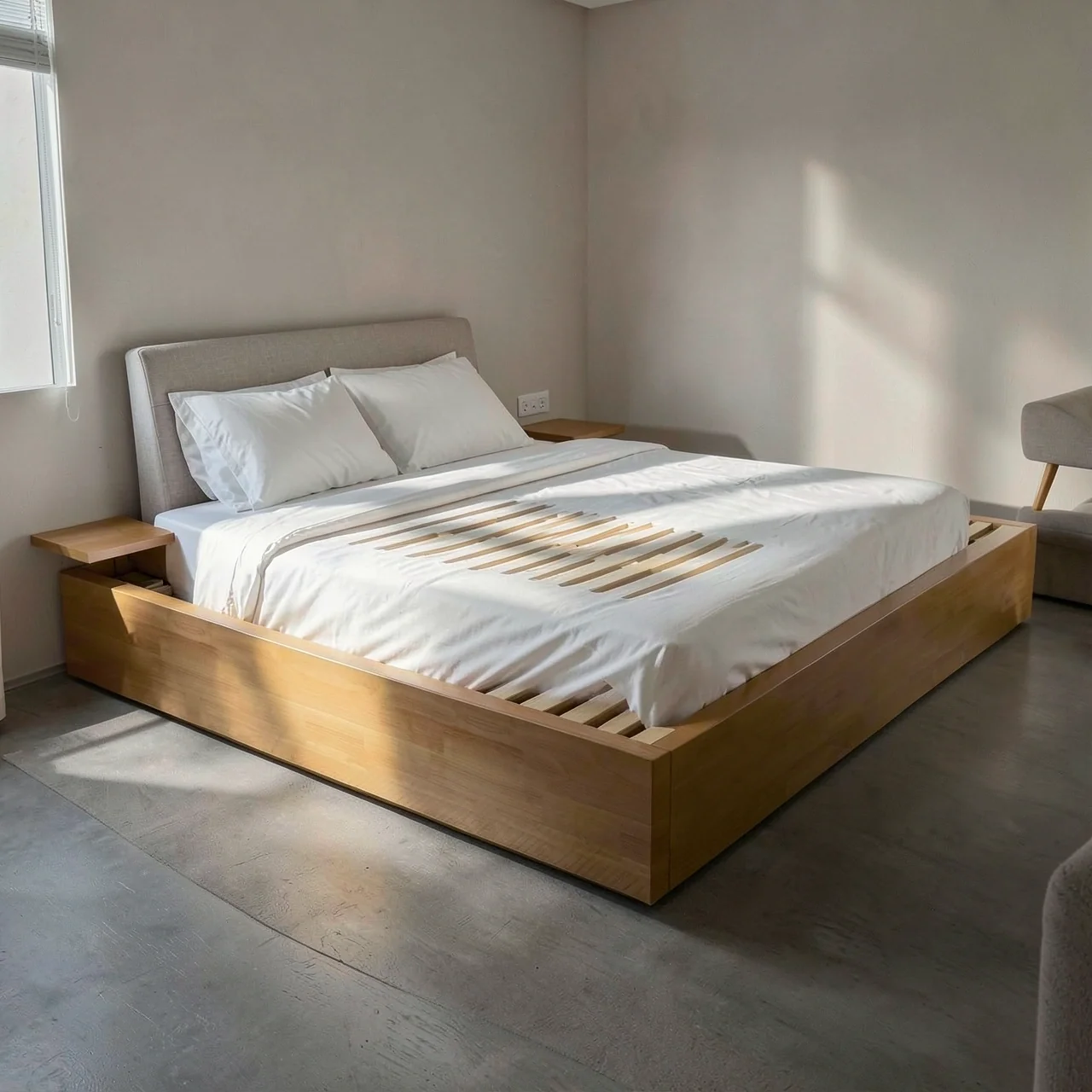 Кровать-татами дерево 20см 1.5x1.9м