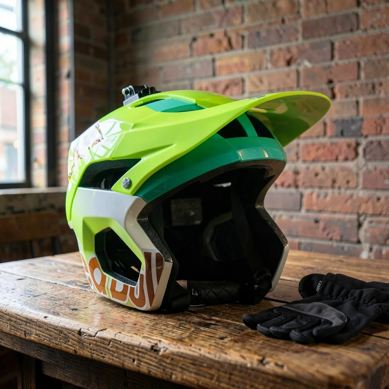 Шлем RACEWORK PropFrame Pro флуоресцентный зеленый L