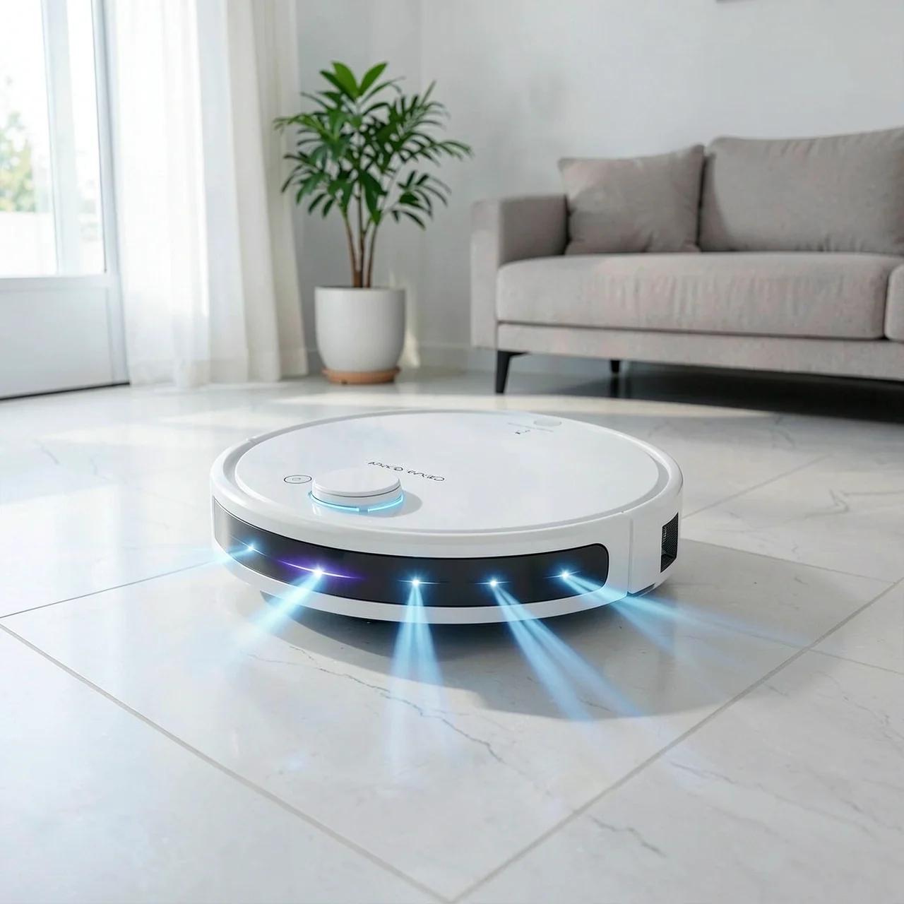 Робот-пылесос Scan Robot 12 белый стандартный