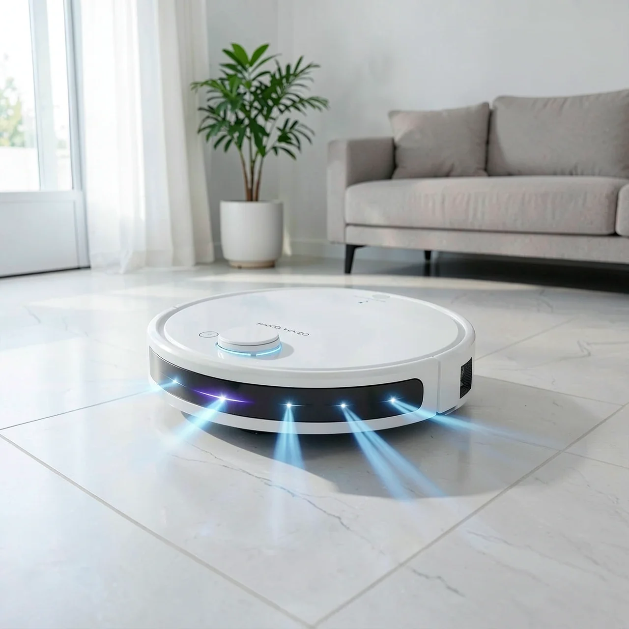 Робот-пылесос Scan Robot 12 красный базовый