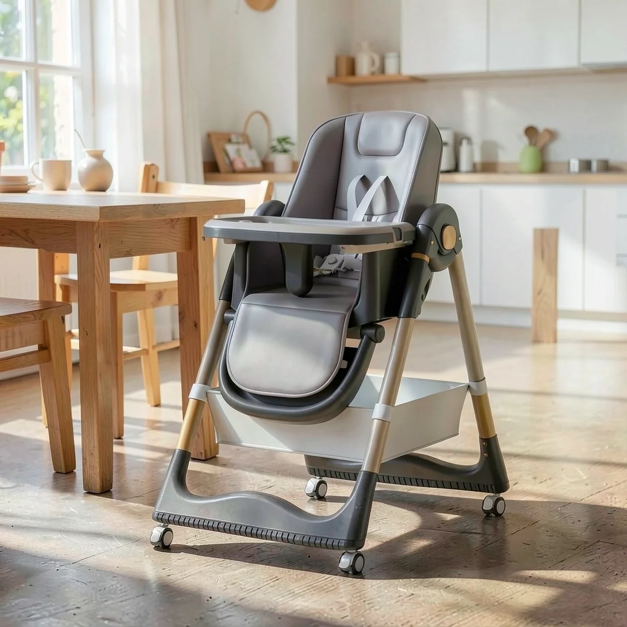 Стульчик детский Kobaro S330 серый