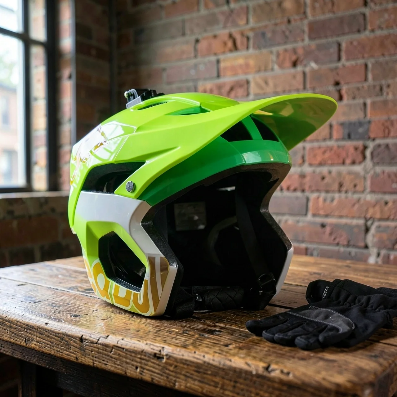 Шлем RACEWORK PropFrame Pro флуоресцентный зеленый M