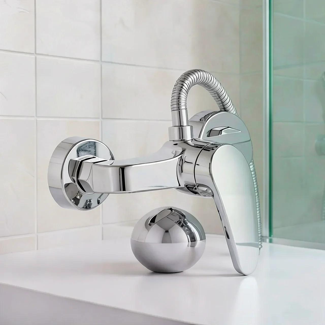 Смеситель для душа Prince Shower из сплава с круглой лейкой