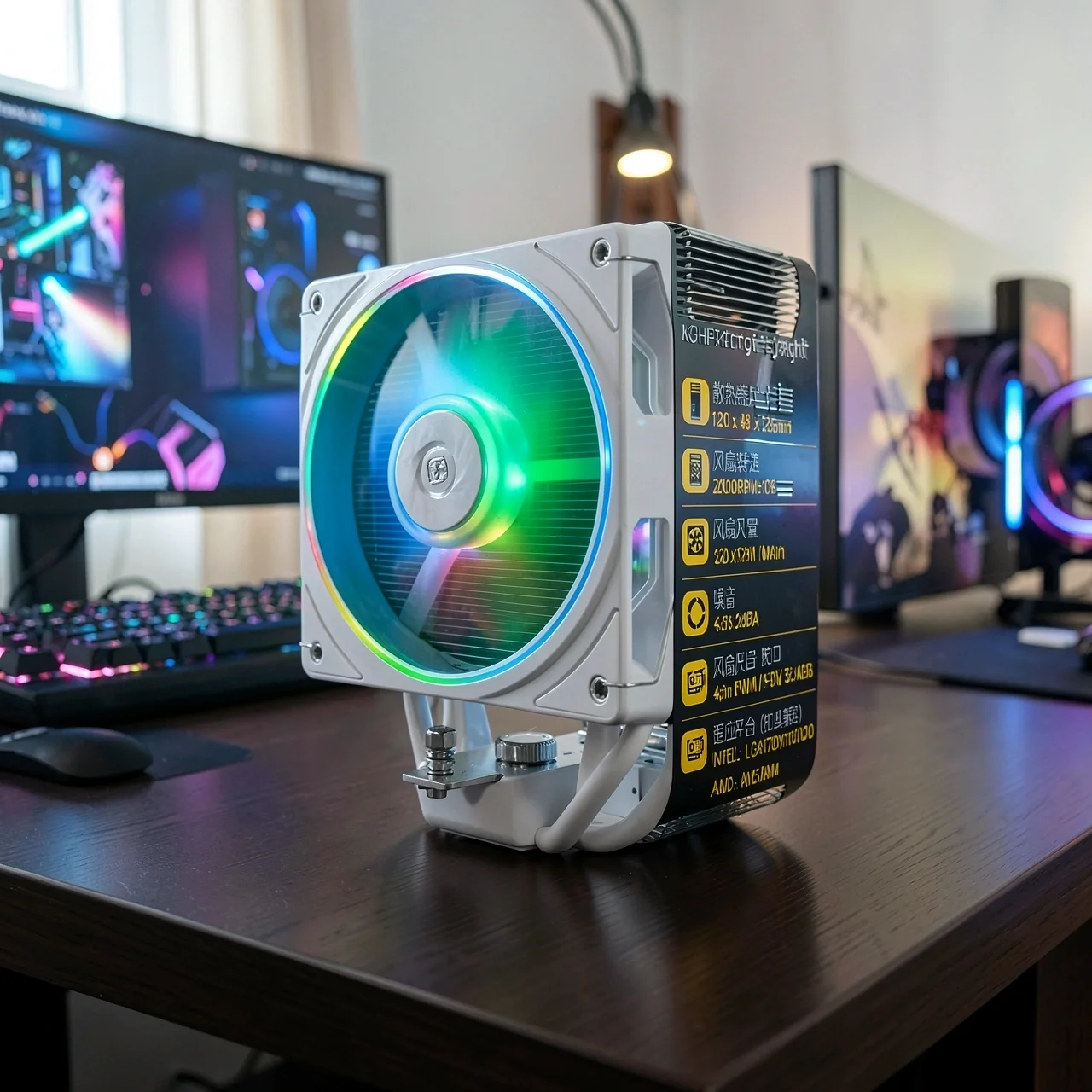 Кулер Thermalright AS120 EVO WHITE ARGB