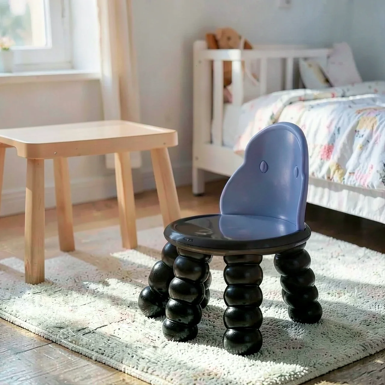 Детский табурет Caterpillar черный