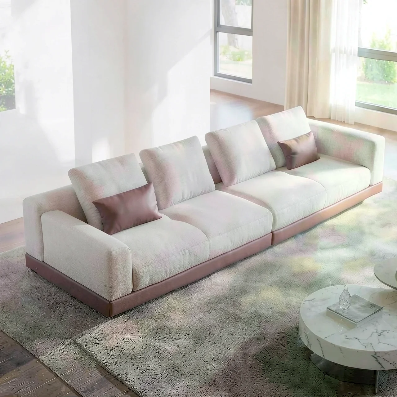 Пуф-подставка Connelly 90x70x42 см