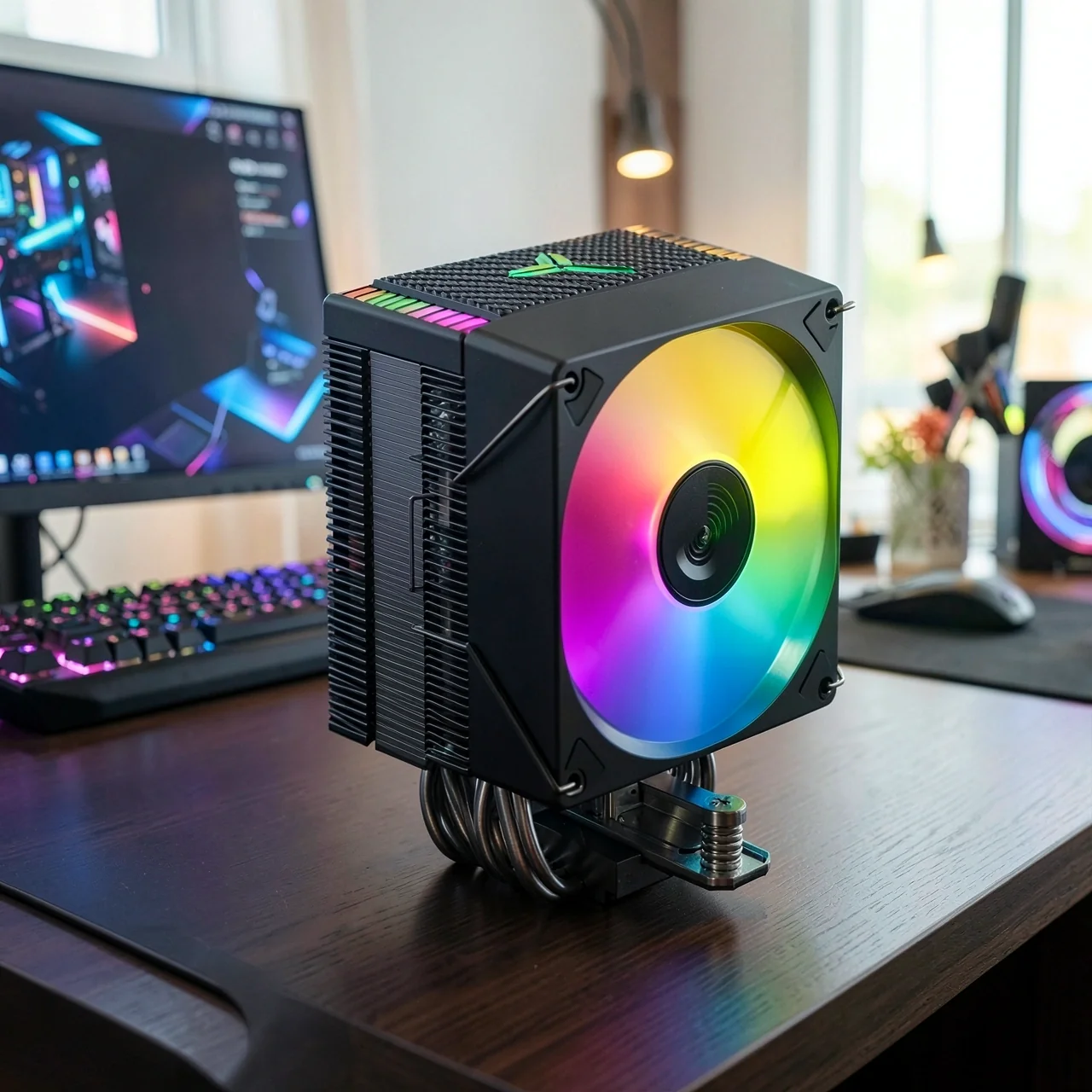 Кулер для процессора Jonsbo CR-1400 EVO черный ARGB