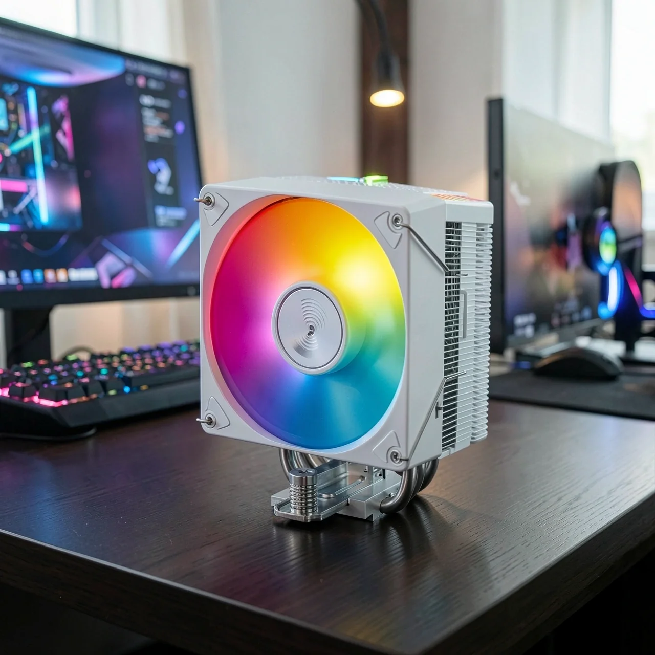 Кулер для процессора Jonsbo CR-400 EVO ARGB белый