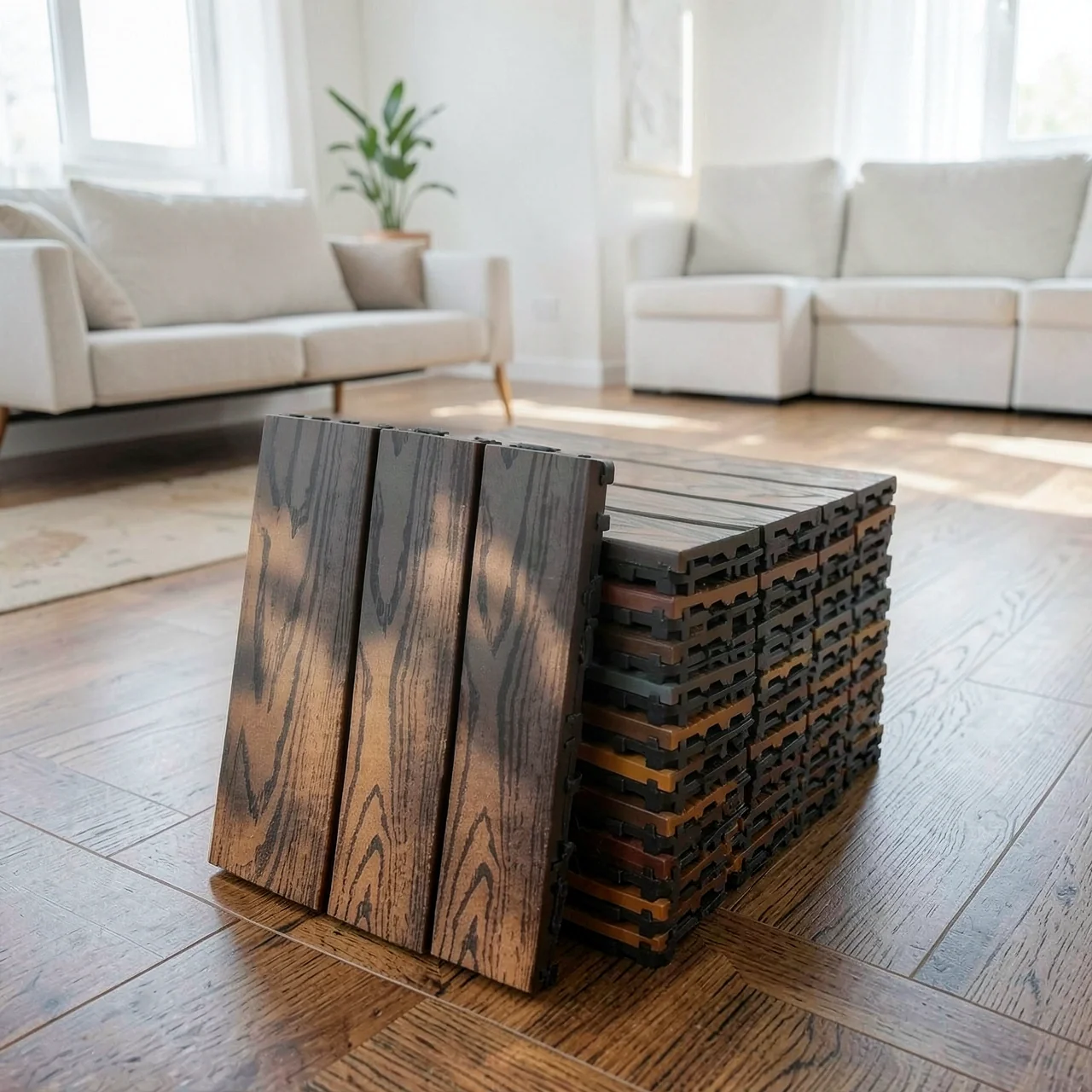 Плитка террасная премиум черная 90x30 тонкая