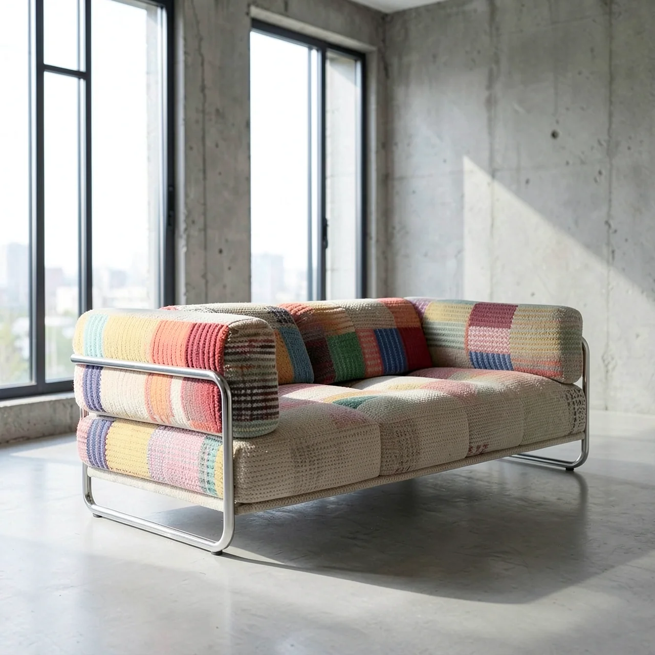 Диван прямой радужный Bauhaus 200 см