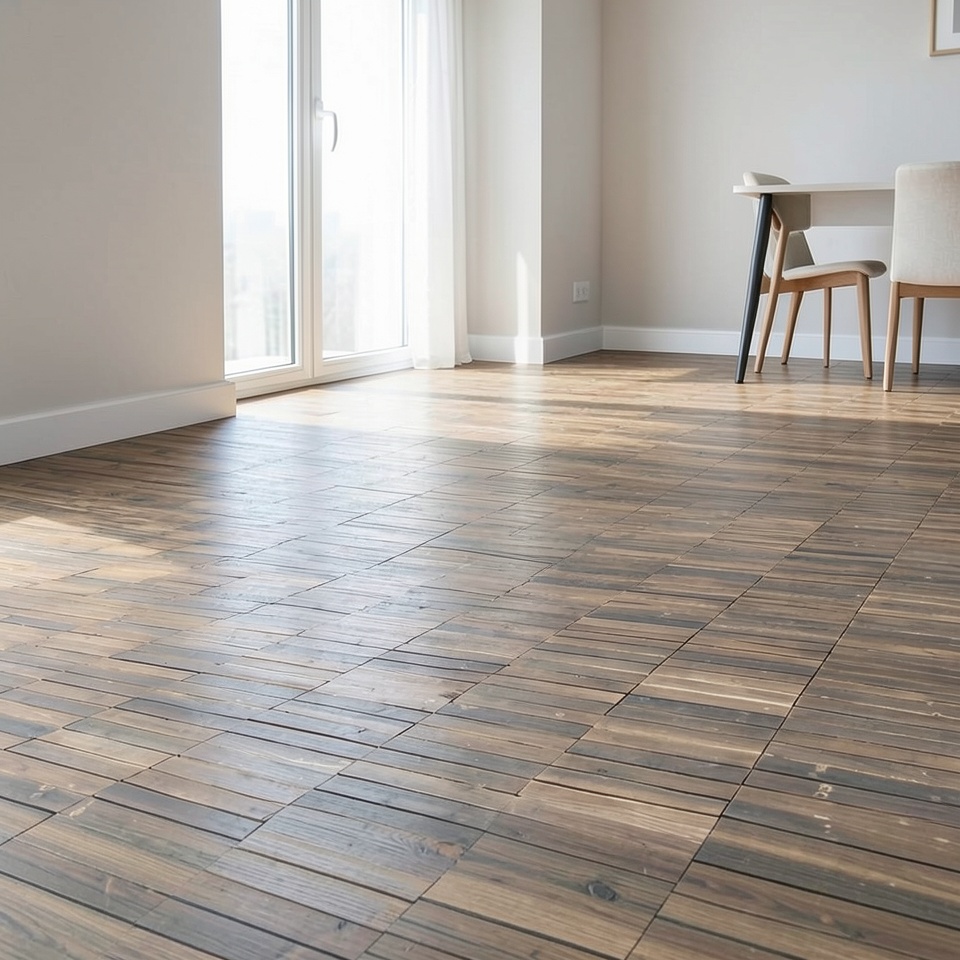 Деревянный модульный пол из сосны с маслом