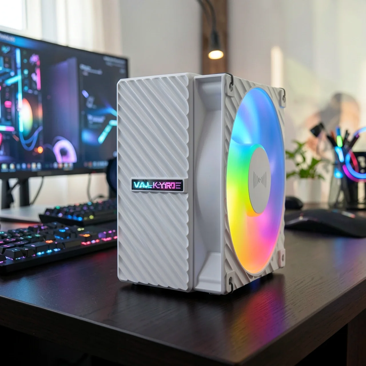 Кулер Valkyrie CQ125 белый ARGB