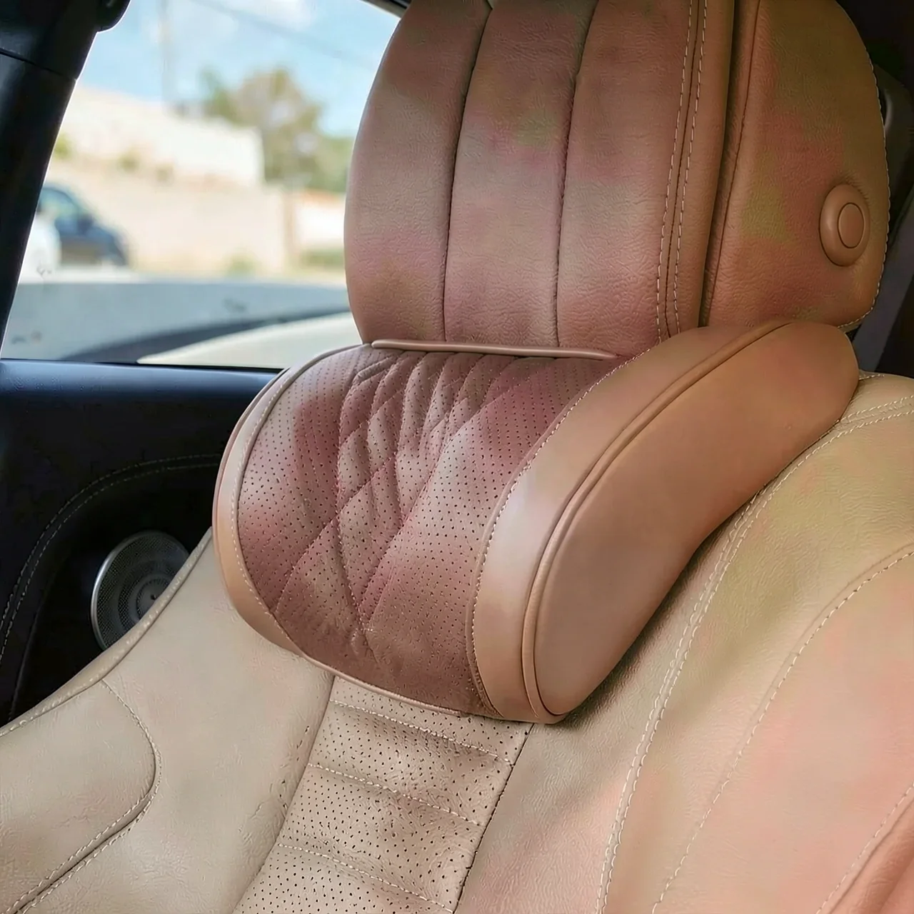 Поясничная опора Maybach красная