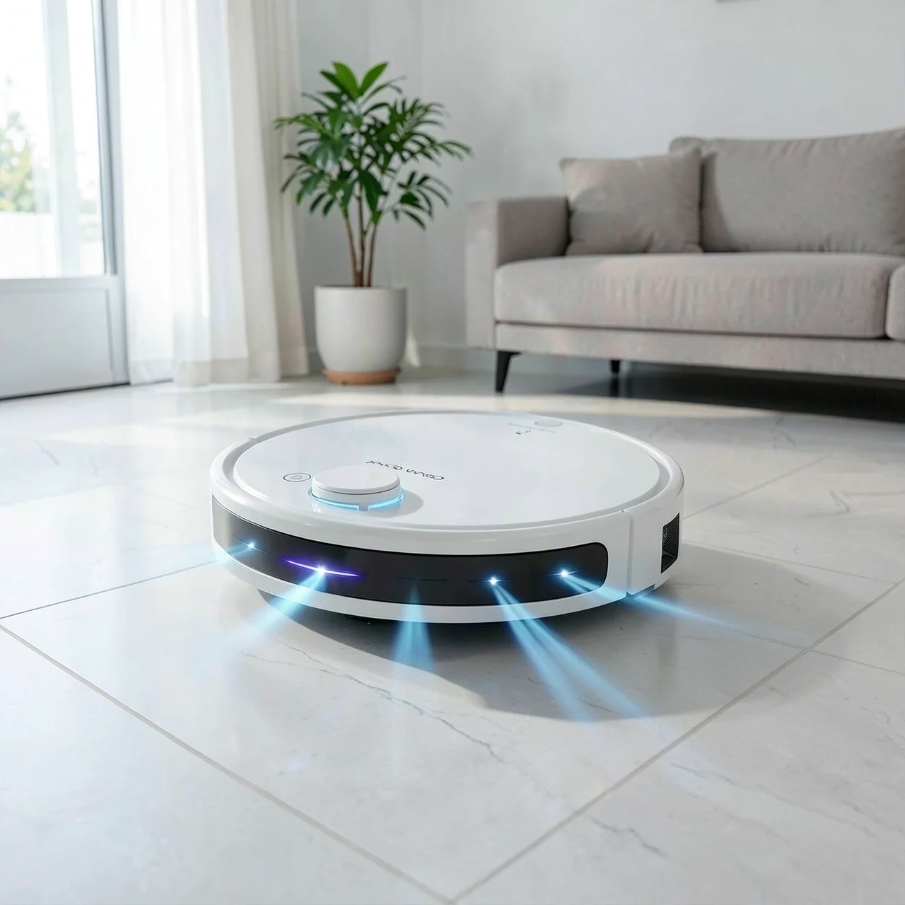 Робот-пылесос Scan Robot 12 черный начальный