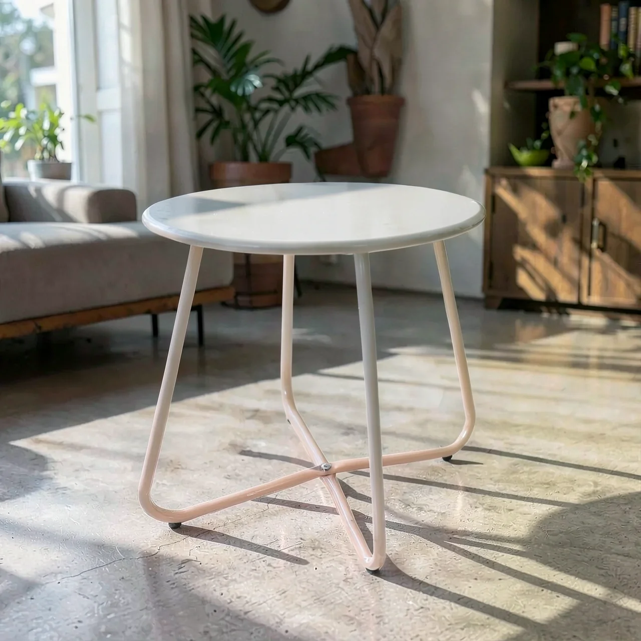 Приставной столик B & B белый