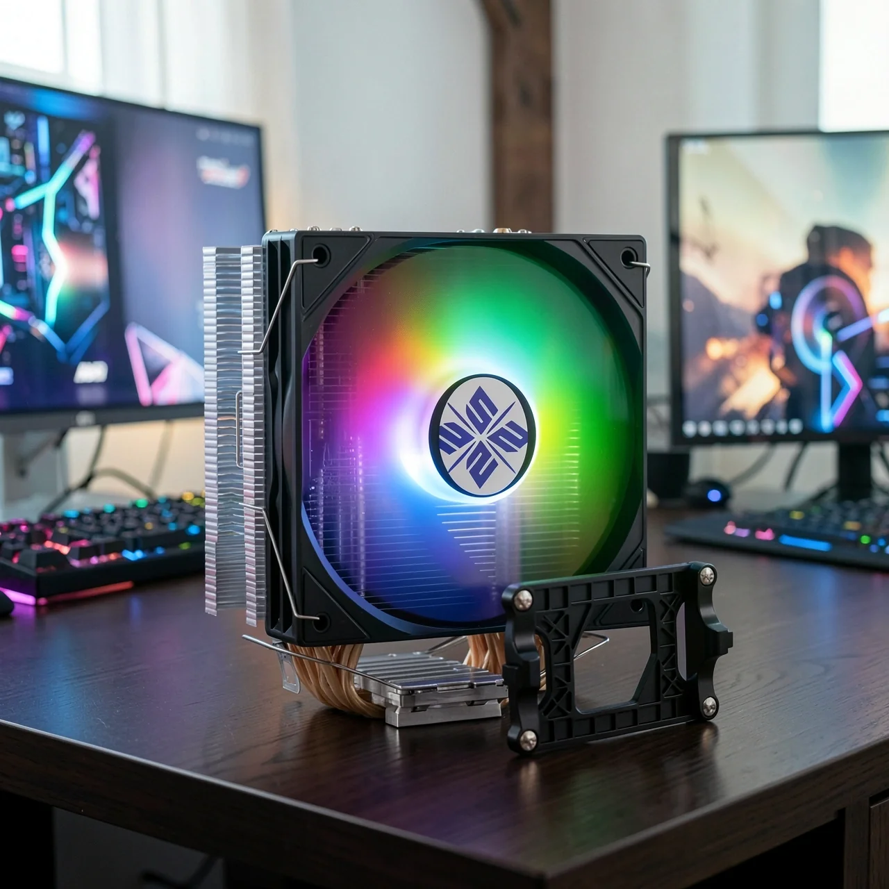 Кулер SEYIDO Z1/06 один вентилятор RGB для AMD