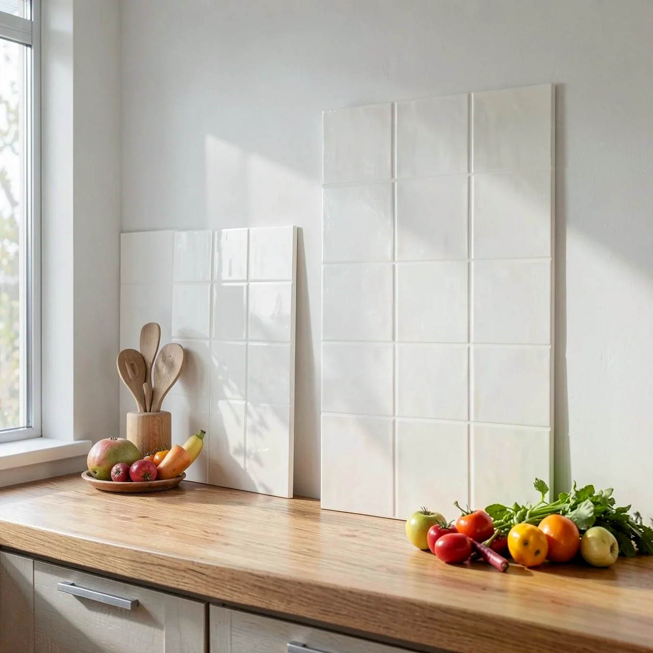Плитка STF Pearl Milk white 18 grid 400X800