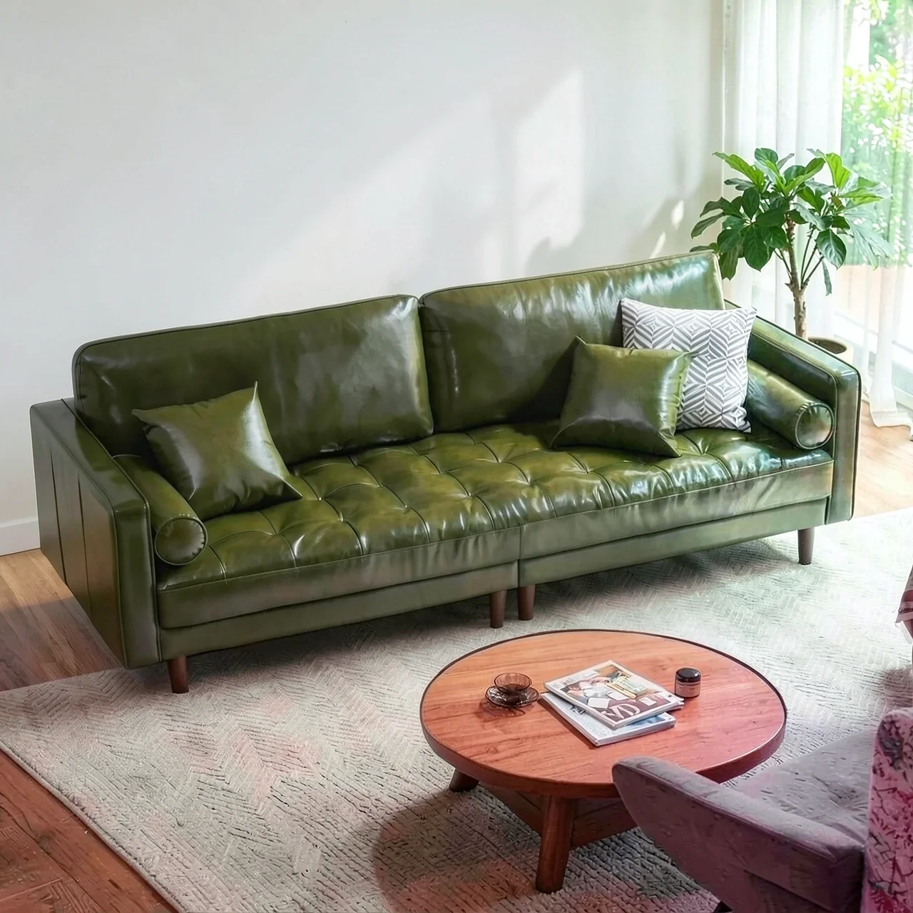 Диван прямой ретро двухместный 1.8м