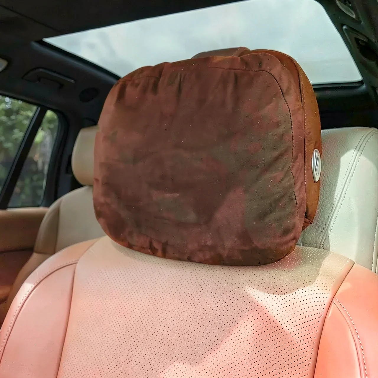 Подушка поясничная AITO оранжевая для Li Auto