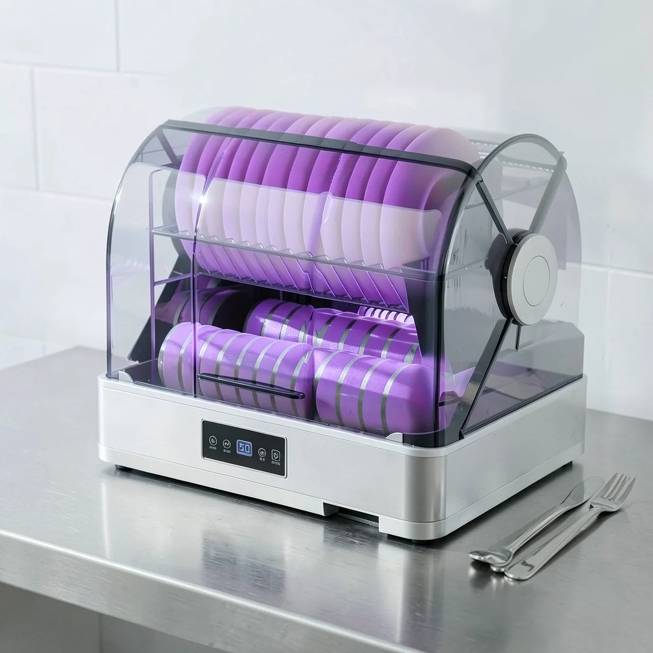 Сушилка для посуды 38L белая