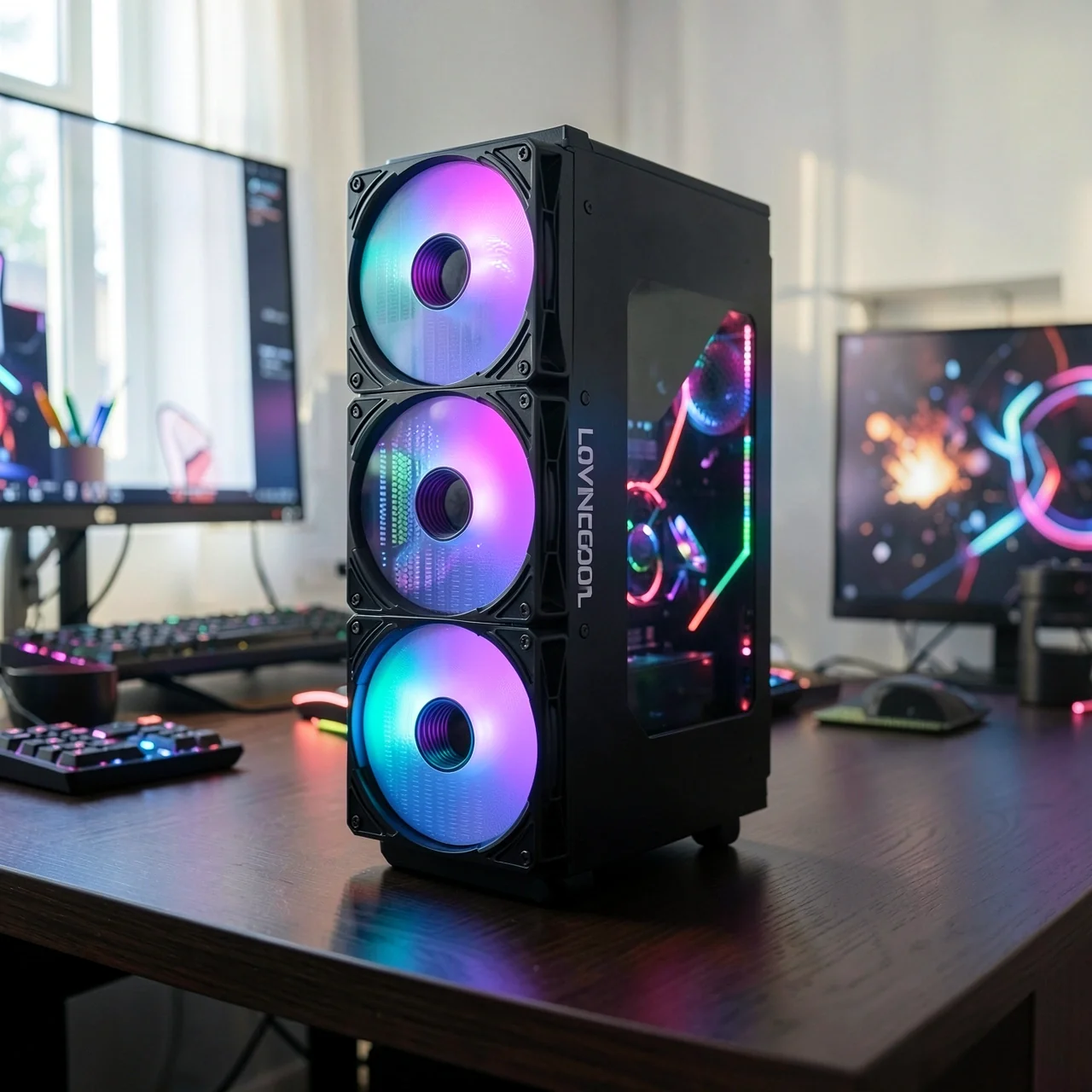 СЖО LOVINGCOOL HK02 черная 360мм с дисплеем