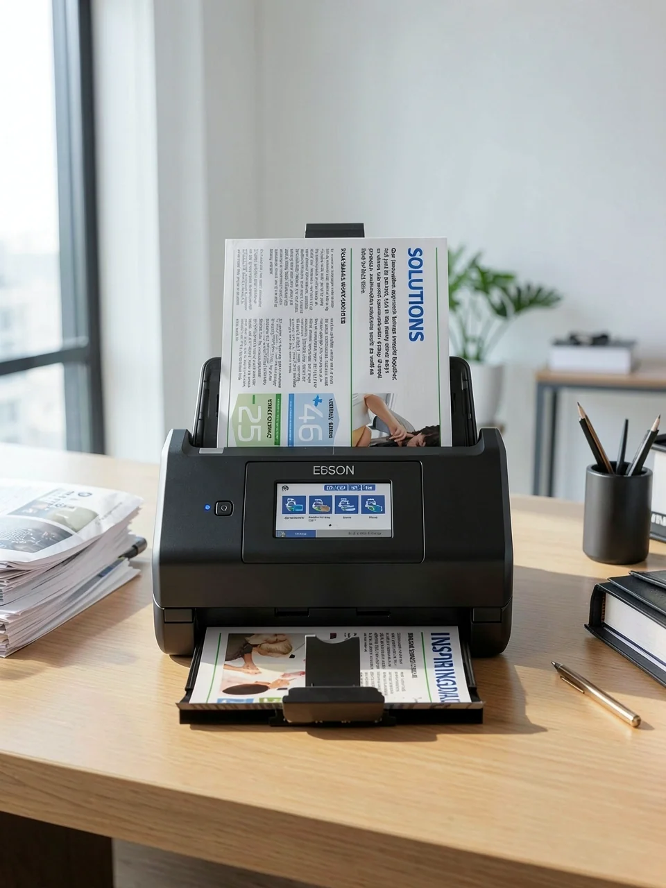 Сканер Epson ES-580W WiFi 35 стр/мин