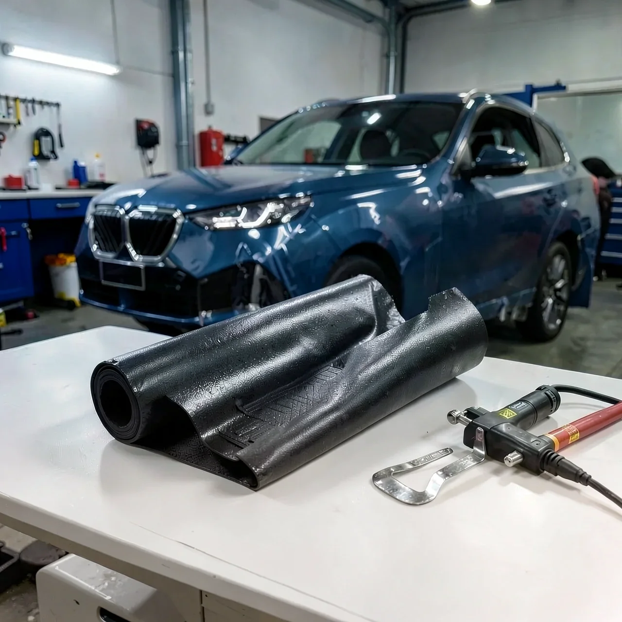 Органайзер в подлокотник BMW X3 G45 флокированный