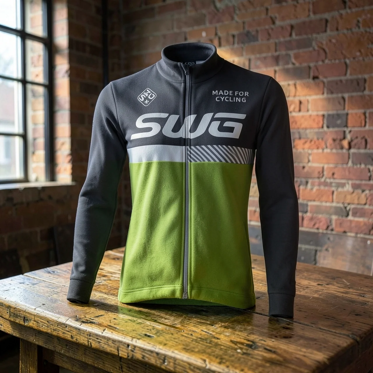 Велосипедный костюм SWG Haoyu fleece серо-зеленый