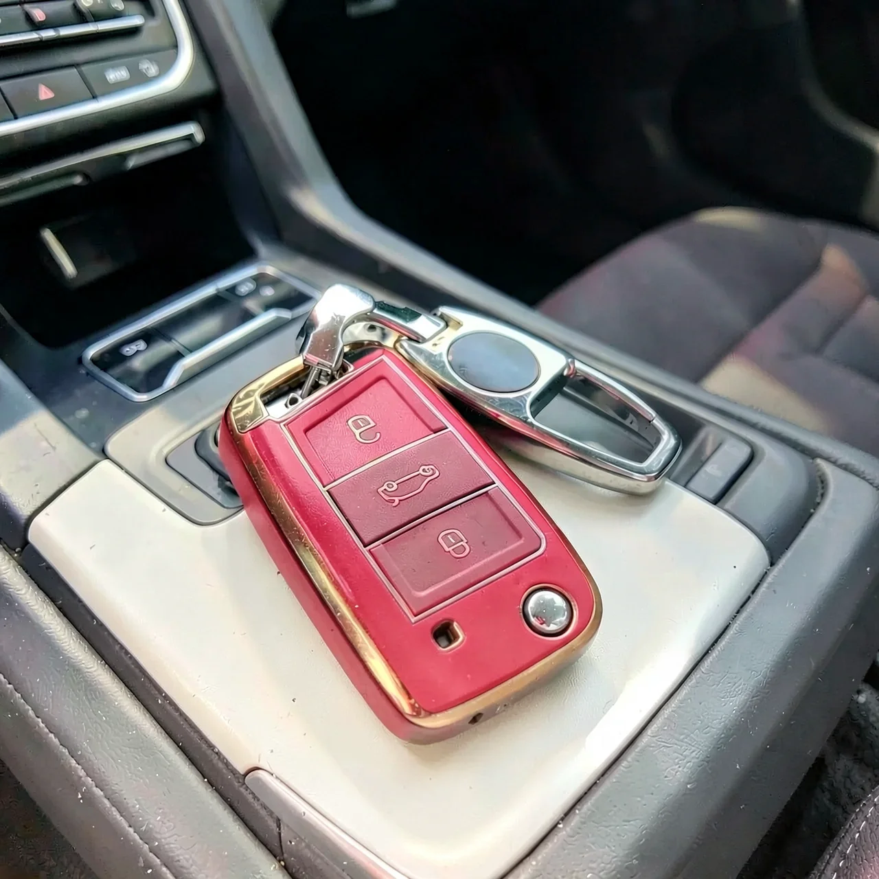 Чехол Volkswagen TPU красный