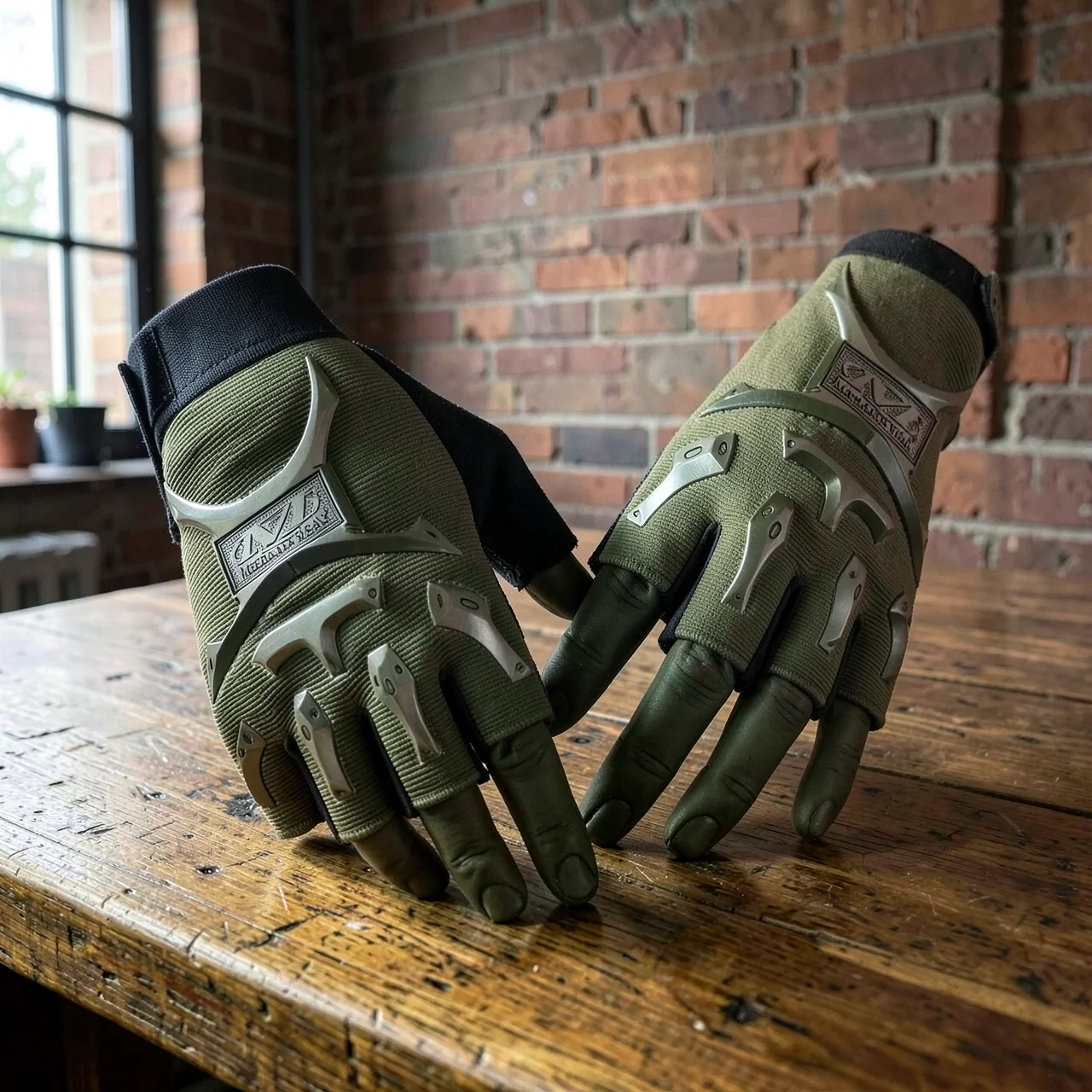 Перчатки тактические Mechanix Wear зеленые
