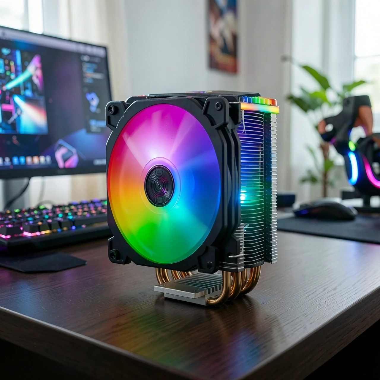 Кулер Jonsbo CR-400 ARGB черный
