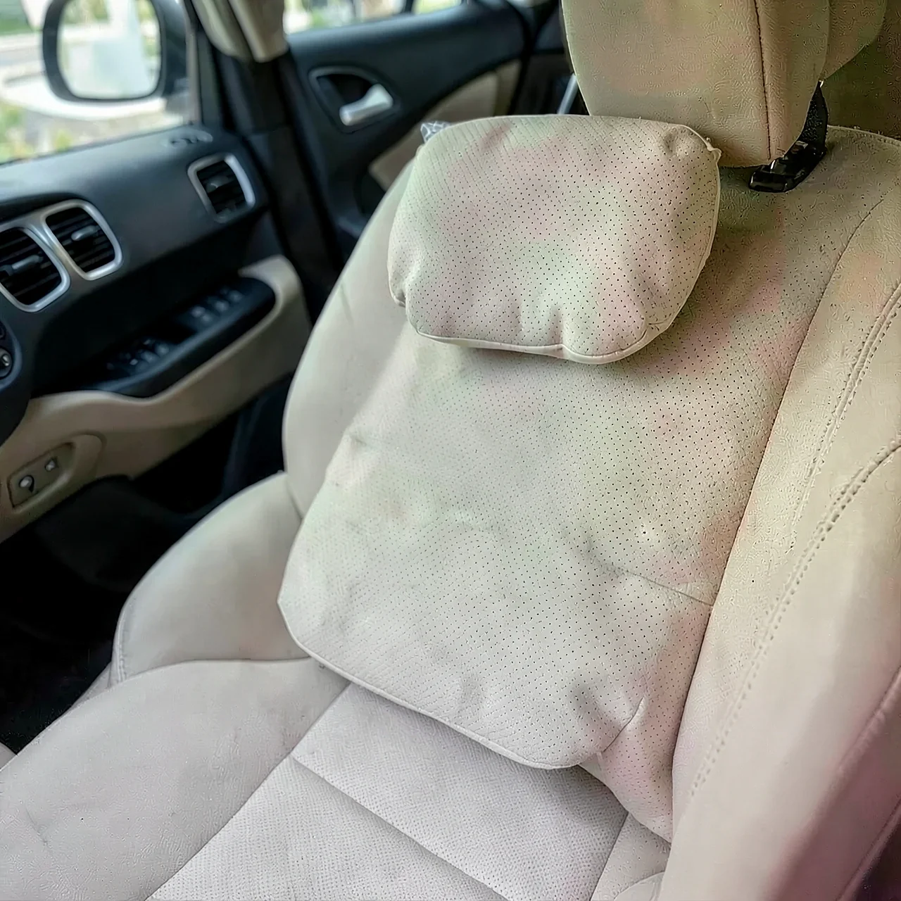 Подголовник и поясничная поддержка Silk Beige