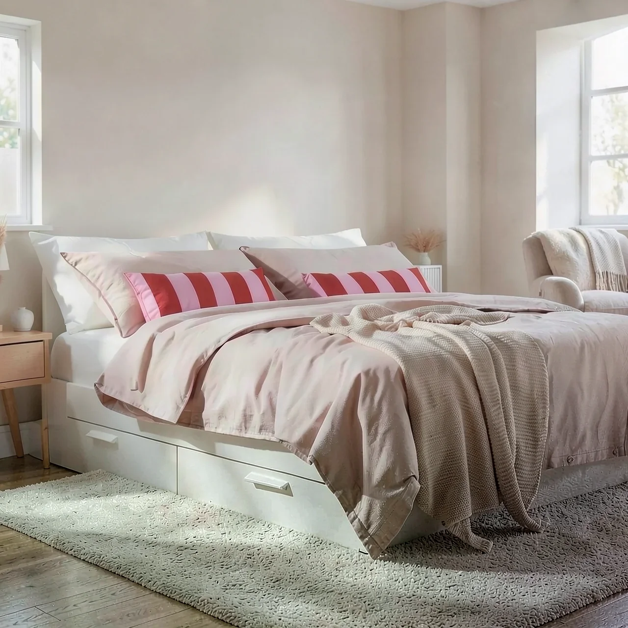 Кровать двуспальная Ikea Brimnes