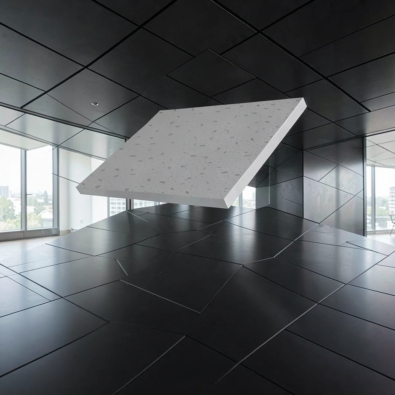 Плита потолочная 600x1200x14 влагостойкая
