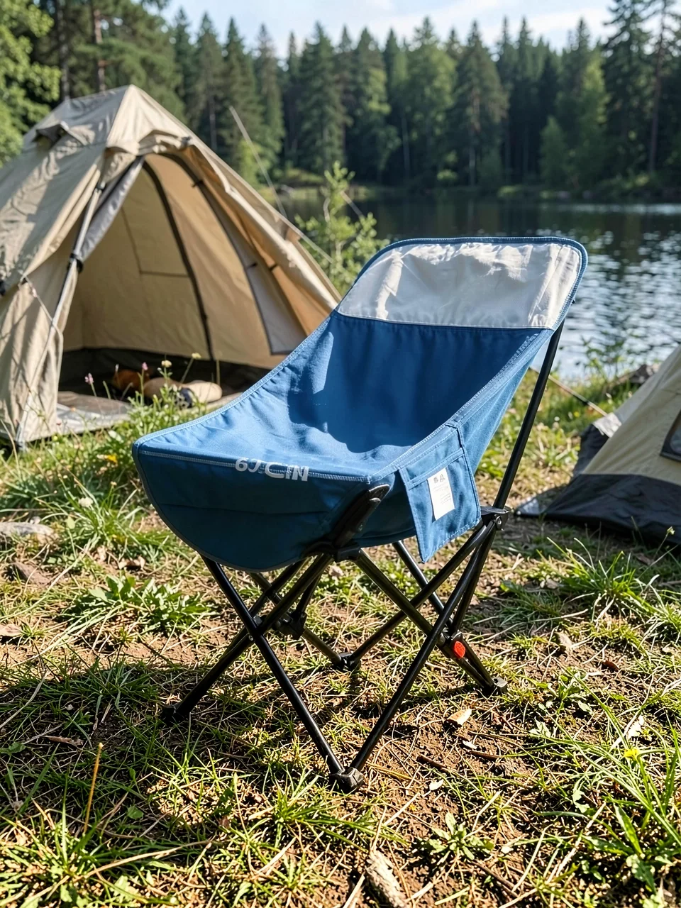 Стул кемпинговый Moon Chair флагман регулируемый малый голубой