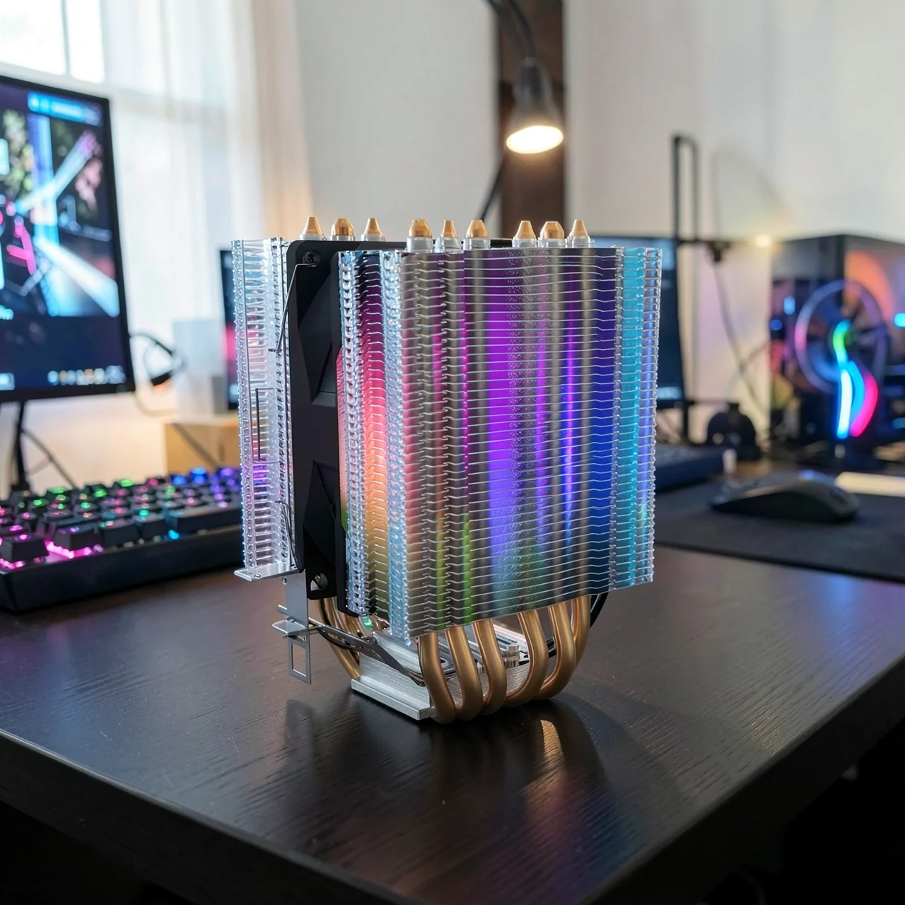 Кулер Frostwind X99 с RGB-подсветкой, 1 вентилятор, PWM