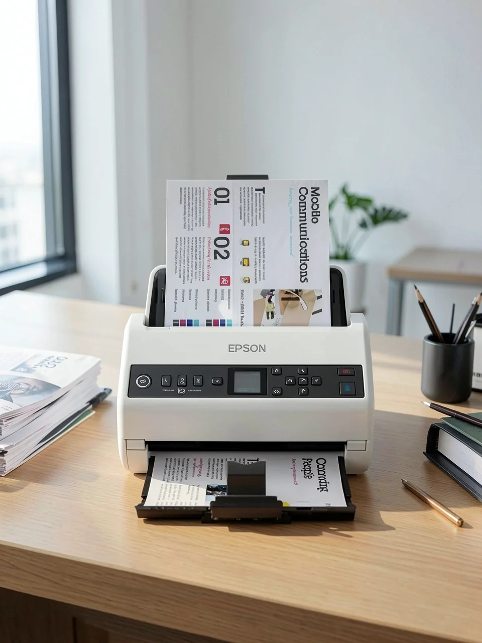 Сканер Epson DS-730N LAN 40 стр/мин