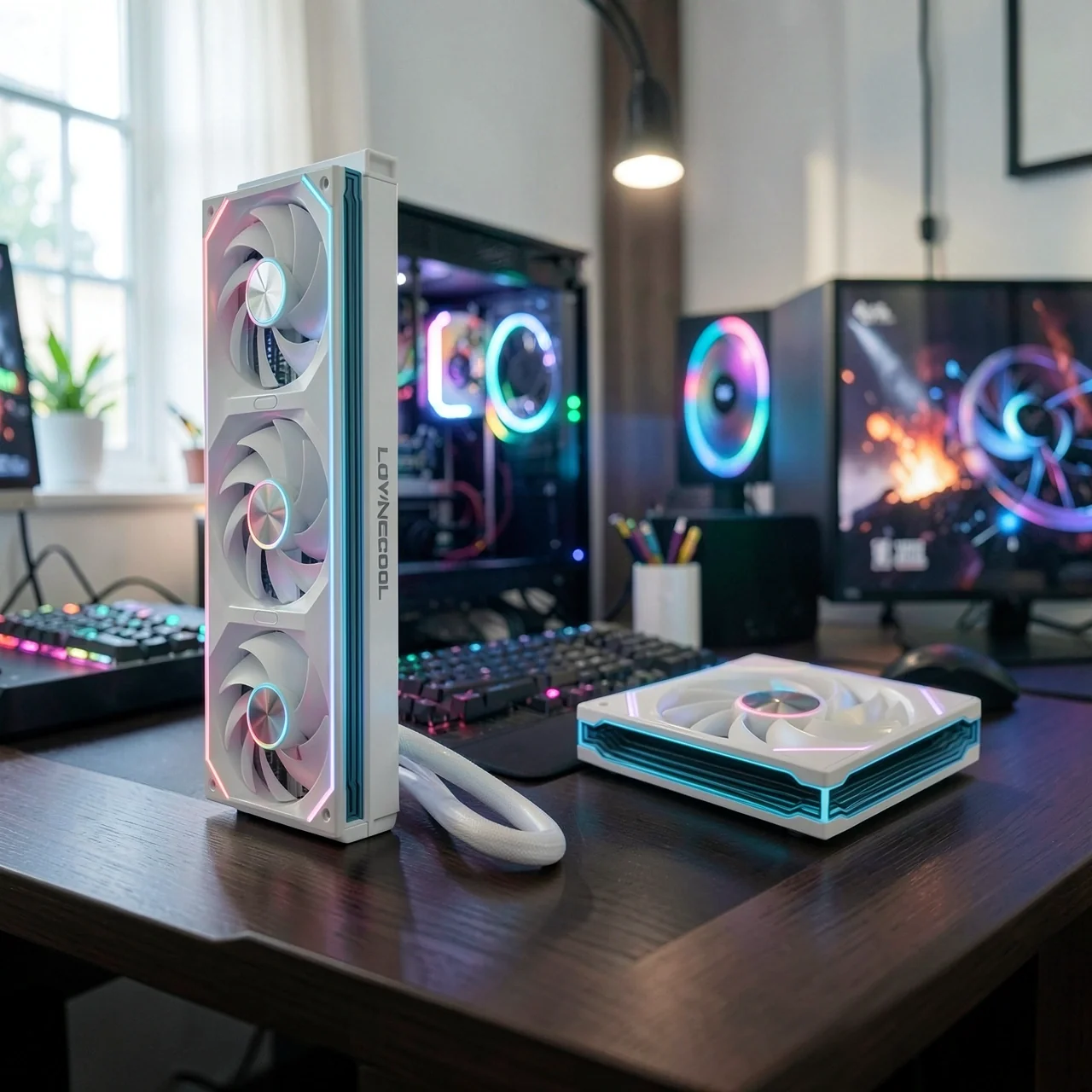 СЖО LovingCool SC60 Firefly 360мм белый комплект PRO