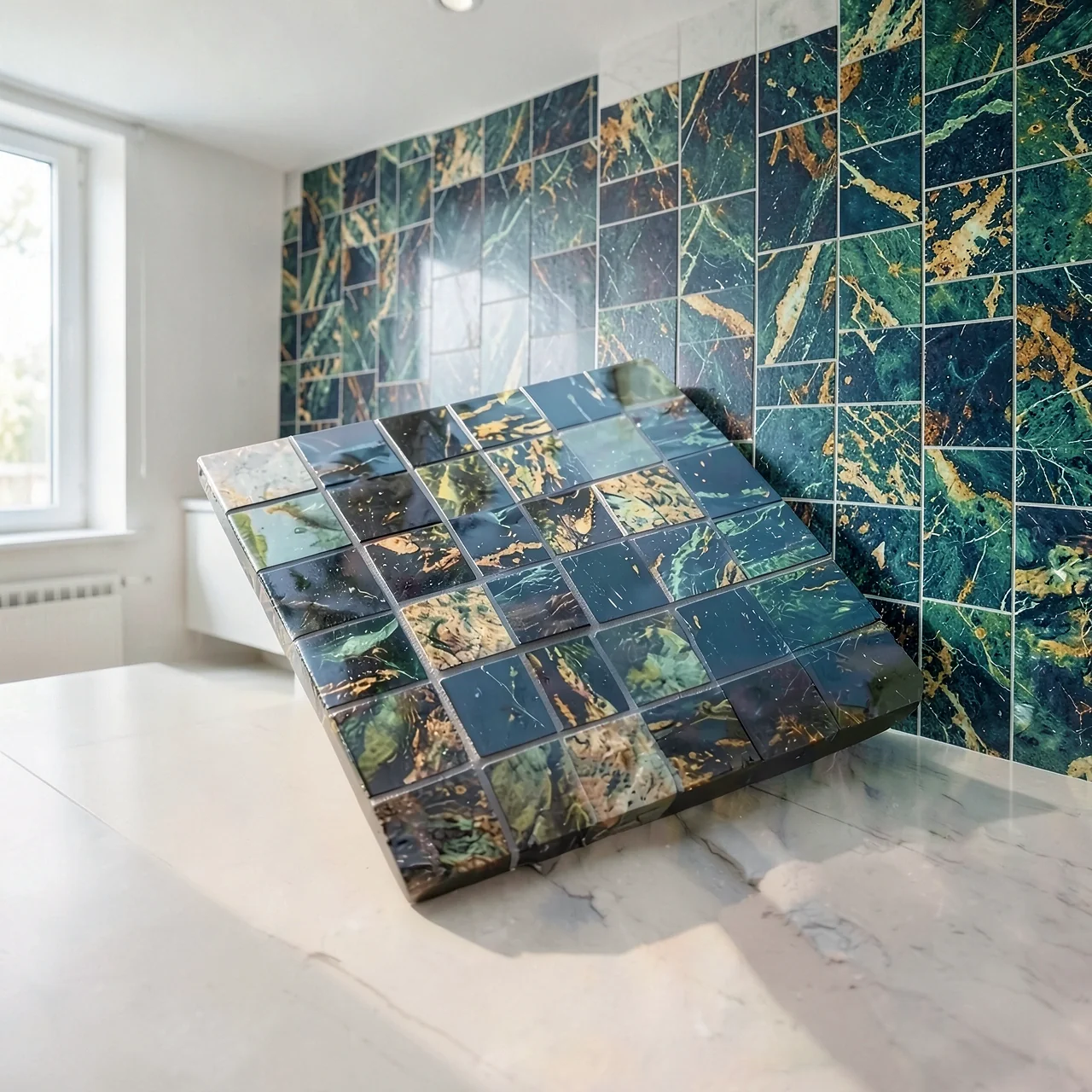 Мозаика мраморная Purginno стиль 15