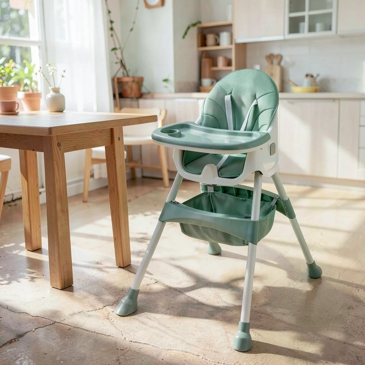 Детский стульчик Bates Babies зеленый стандартный